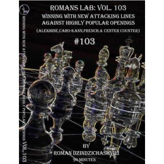 Roman Dzindzichashvili: Winning with new attacking lines against popular openings (RL103)  - DVD