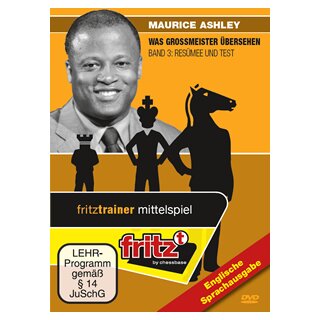 Maurice Ashley: What Grandmasters Don&acute;t See Vol. 3: Summary and Test - DVD