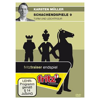 Karsten M&uuml;ller: Schachendspiele 9 - Turm und Leichtfigur - DVD
