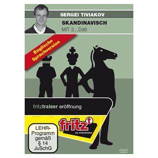 Sergei Tiwjakow: Skandinavisch mit 3...Dd6 - DVD